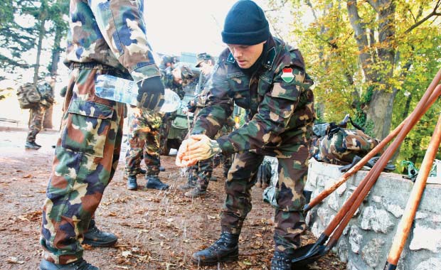 Soldaţii maghiari nu mai sunt chemaţi doar &icirc;n cazuri de catastrophe naturale 